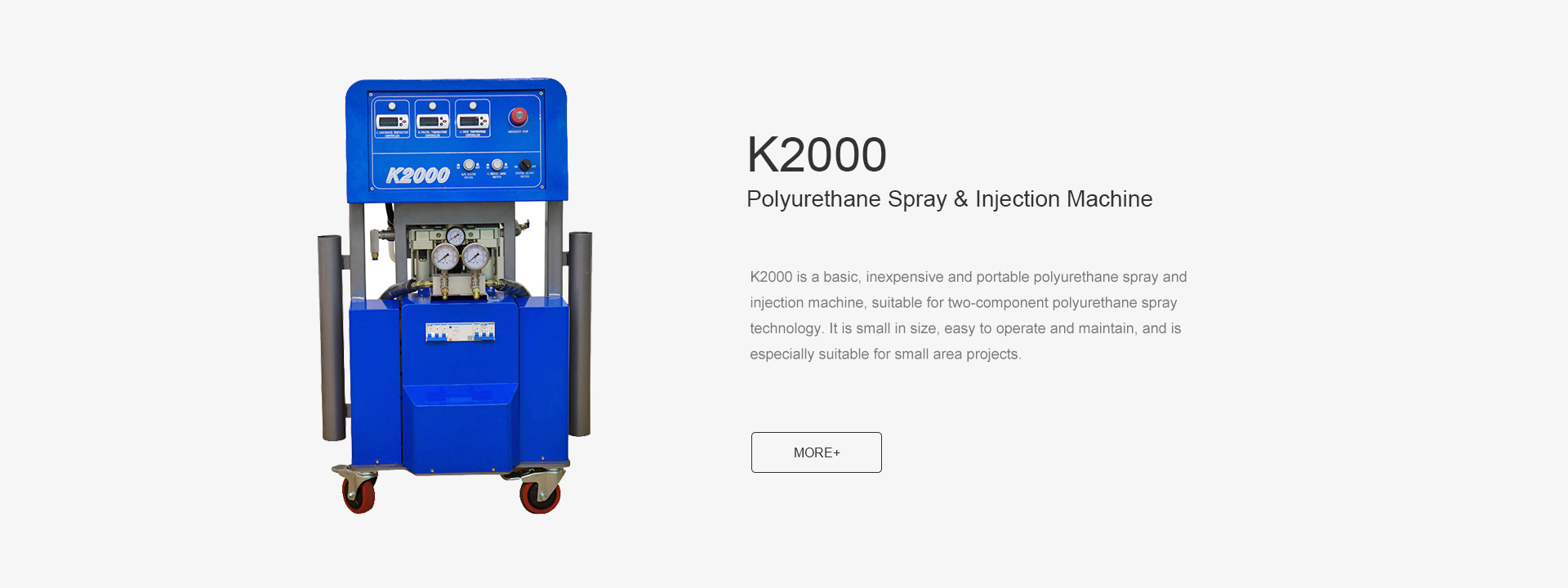 Hydraulic polyurethane spraying machine